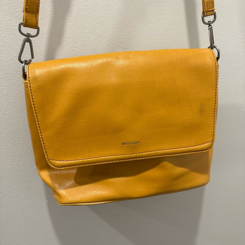 Matt & Nat Yellow Crossbody Bag